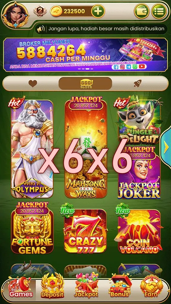 x6x6 Tangkapan Layar - APK Resmi